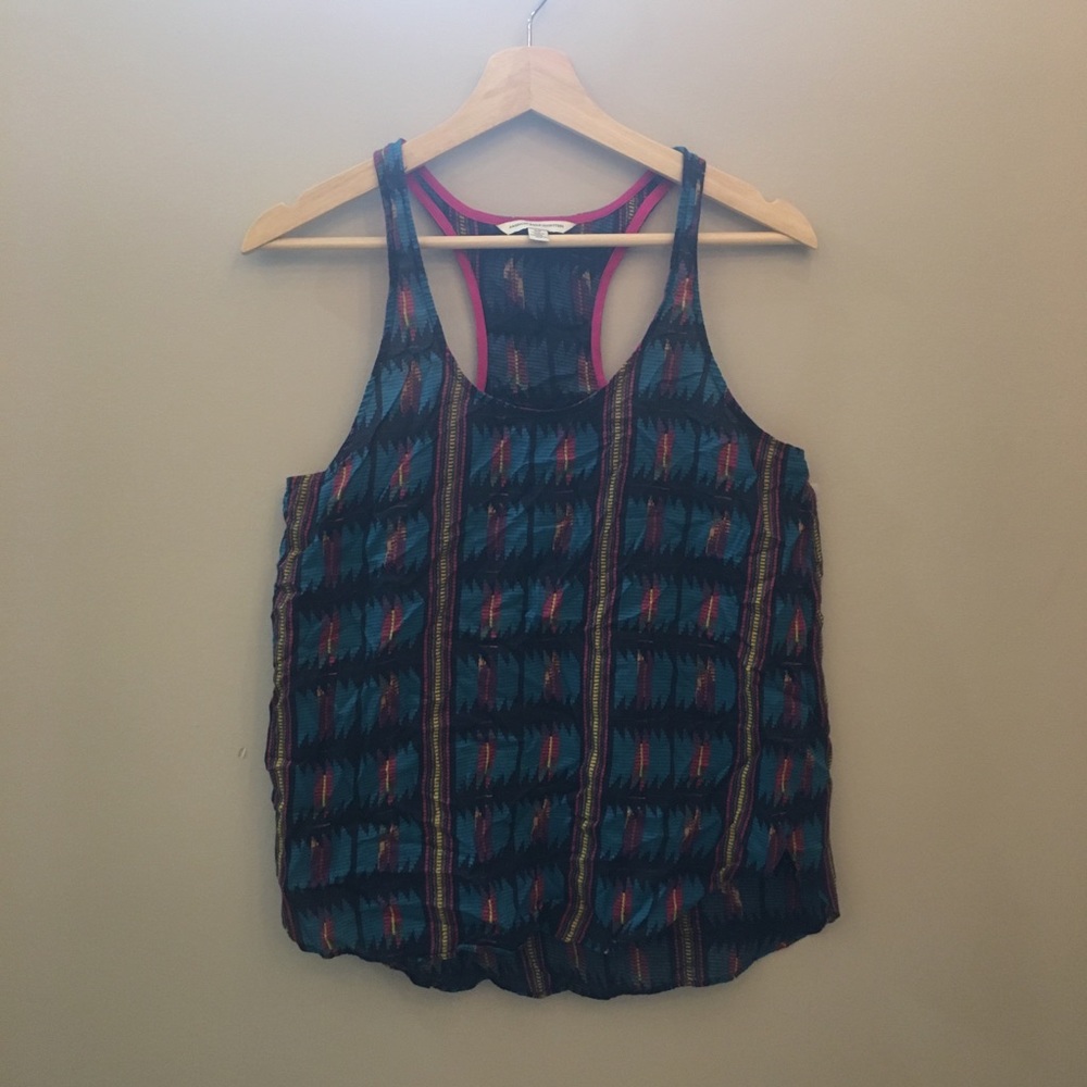 Cute multicolored top.